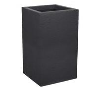 Pot Carré Haut Graphit'up - 36 L - Gris Anthracite Eda Plastiques