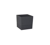 Pot Carré Polypropylène Aquaduo Diam.14.3 Cm Gris Anthracite