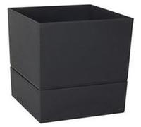 Pot Carré Polypropylène Aquaduo Diam.19.3 Cm Gris Anthracite G