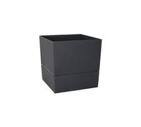 Pot Carré Polypropylène Aquaduo Diam.24.3 Cm Gris Anthracite G