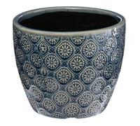 Pot céramique D14cm - Atmosphera createur d'interieur - Bleu