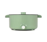 Pot chaud électrique, 1000W Ménage Multi-fonction poêle électrique Small Rice Cuideur pour poulet, riz frit, Nouilles cuites