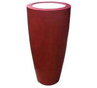 Pot Conique 3 En 1 Pot De Fleurs-Mange Debout-Seau A Champagne Dessus Polyethylene Blanc Violet