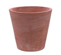 Pot conique moderne en terre cuite 20 cm jardin extérieur potager