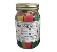 Pot d’affirmation | 67 codes couleurs message dans une bouteille faite à la main - Cadeaux inspirants pour me remonter le moral, cartes de versets bibliques portables pour les meilleurs vœux, rétablis