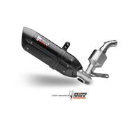 ECHAPPEMENT COMPLET 1X1 MIVV SOUND ACIER NOIR POUR 200 DUKE 2012-2014