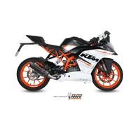 Pot D Echappament Complet MIVV Suono Noir Inox pour Ktm Rc 390 2014 > 2016