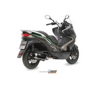 Mivv Urban Kawasaki J300 C.ky.0016.k Homologated Full Line System Argenté Not Homologated