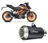 SILENCIEUX D'ECHAPPEMENT LEOVINCE LV-10 BLACK EDITION POUR KTM DUKE 125 21-23 IN