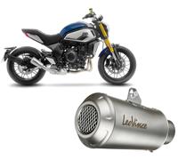 Leovince Lv-10 Cf Moto 700 Cl-x Heritage/sport 21-22 Ref:15256 Stainless Steel Homologated Muffler Argenté Homologated