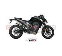 MIVV Silencieux Slip-on Delta Race KTM 790/890 Duke 2018-20/2020-23 KT.020.LDRX Homologué Argenté