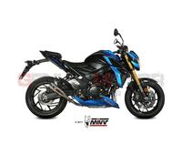 Mivv Double Gun Suzuki Gsx-s 750 2017-20 S.048.sdgx Not Homologated Slip On Muffler Argenté Not Homologated