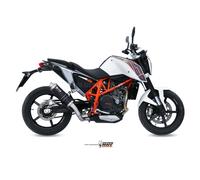 MIVV Silencieux d'échappement KT.010.LXB Slip-on GP acier noir KTM 690 Duke 2012-2018
