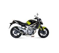 Mivv Oval Suzuki Gladius 2009-15 S.035.l3c Homologated Slip On Muffler Argenté Homologated
