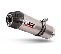 Mivv Oval Bmw F 800 R/gt 2009-20 B.008.lnc Homologated Slip On Muffler Argenté Homologated