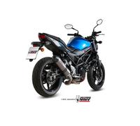 Pot D Echappament MIVV Oval Titane Carter Carbone pour Suzuki Sv 650 2016 > 2023