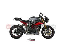 MIVV Silencieux SUONO T.016.L9 Steel Black pour Triumph Speed Triple (16-)