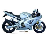 Pot D Echappament MIVV Suono Noir Inox pour Kawasaki Zx-6 R 636 2003 > 2004