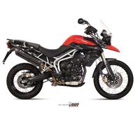 MIVV SILENCIEUX SON ACIER NOIR POUR TIGER 800 2011-2016