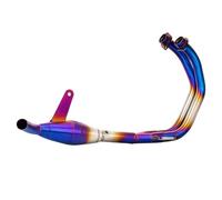Pot d échappement Kit De Connexion D'interface De Silencieux D'échappement En Acier Inoxydable Moto Pour Pour YZF R3 R25 MT03 2015-2025 Silencieux Moto(Type-B)