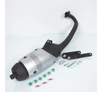 Pot d échappement Leovince compatible avec Scooter Piaggio 50 Typhoon 2T 1993 à 1997