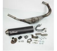 Pot d échappement Leovince pour Moto Gilera 50 SMT 2003 à 2017 3408BN /HM V6 noir passage bas Neuf