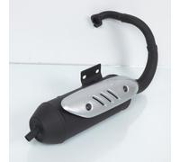 Pot D Échappement Noir Sito Plus Pour Scooter Peugeot 50 Zenith 1994 À 1996 0561 Neuf
