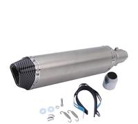 pot d’échappement slip on Pièces de rechange de moto 38-51mm, échappement universel pour motos, pour ATV, vélo de rue, sans lacet(Type J 470mm)