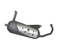 TECNIGAS Pot d'échappement Silent Pro Black Shield, noir