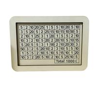 Pot d ' épargne Multifonctionnel avec numéros d ' objectifs douaniers pour Les étudiants de Bureau, Aide à la Planification financière