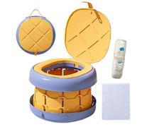 Pot d'Apprentissage de la Propreté - Outil d'Apprentissage Confortable et Pliable | Réducteur De Toilettes Portable Pour Enfant - Pour Garçons Et Filles, Voyage, Camping, Extérieur, Intérieur, Parc Et