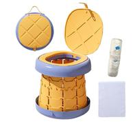 Pot d'Apprentissage de la Propreté - Outil d'Apprentissage Confortable et Pliable - Toilette de Voyage pour l'Apprentissage - pour et Jeunes, Voyages, Camping, Extérieur, Intérieur, Parc et Sorties