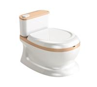 Pot d'apprentissage de la propreté pour jeunes - Bouton audio interactif, bol amovible poids 1000 g, entraîneur d'hygiène sémantique miniature, matériau secondaire base antidérapante | Kit