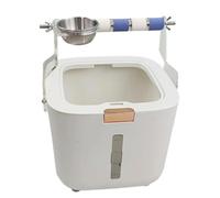 Pot d'apprentissage de la propreté pour oiseaux avec seau amovible, perchoir pour perroquets, calopsittes et inséparables