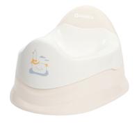 Badabulle Pot Bebe Toilette avec Cuvette Amovible - Assise Ergonomique - Nettoyage Facile - Antidérapant - Poignée de Transport - Dès 12 Mois, Mouette