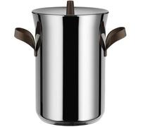 Alessi Pot à asperges Edo en acier inoxydable 18/10 adapté induction avec panier et couvercle