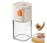 Pot d'assaisonnement, récipient quantitatif précis | Distributeur de sel avec double buse, pour poivre, vanille, extrait de sucre, poudre de sucre, garde-manger, armoire, camping, voyage, cuisine
