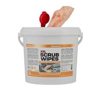 POT DE 100 LINGETTES NETTOYANTE SCRUB WIPES EXTREME MAINS ET SURFACES