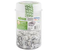 WAGO - Pot de 100 mini bornes de connexion automatique 2 entrées S2273