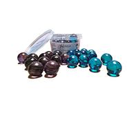 Pot de 2 * 12 Perles de bain boules bombes naturelles huile de soja SANS PARABEN parfums Lavande Fleur lotus Constituez votre coffret cadeau fête des mères maman pour une peau douce et lisse parfumée