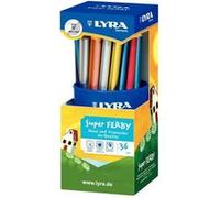 Pot de 36 crayons de couleur triangulaires LYRA Super Ferby coloris métalliques - assortis G