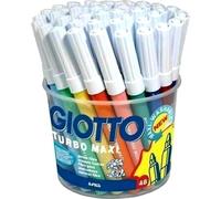 Pot de 48 feutres Giotto Turbo Maxi,couleurs assorties