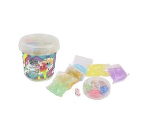 Pot de 5 slimes avec accessoires licorne - mgm