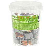 Pot de 50 bornes de connexion automatique S222 2,3 et 5 entrées