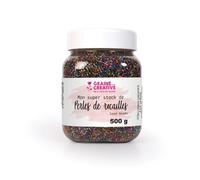 POT DE 500G DE PERLES DE ROCAILLE TRANSLUCIDES