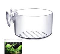 Pot de aquatiques - Support en acrylique pour aquatiques | Fournitures décoratives avec ventouse puissante, support multifonction pour aquarium d'eau salée et d'eau douce