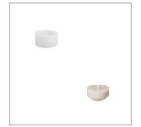 Pot De Bougie Scintillant En Béton,Moule En Silicone,Jesmonite,Recharge De Bougie De 4 Oz,Décoration De Noël Pour La Maison - Type Small Refill