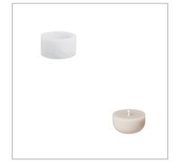 Pot De Bougie Scintillant En Béton,Moule En Silicone,Jesmonite,Recharge De Bougie De 4 Oz,Décoration De Noël Pour La Maison - Type Large Refill