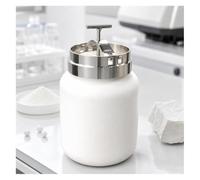 Pot De Broyage En Alumine, Jarre Pour Broyeur À Boulets En Corindon | Bride de serrage en acier inoxydable et intérieur lisse pour échantillons de minéraux et de céramique