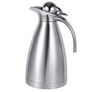 Pot de café, Carafe Thermique, en 304 Acier Inoxydable, Vacuum Isolé Café Pot Carafe Isotherme Sous Vide, Pichet Isotherme, 4 Couleurs(1.5L-argent)